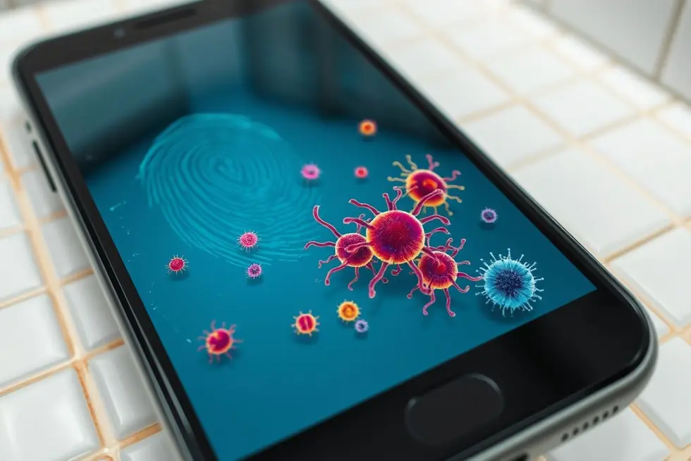 Seu Celular é um Ímã de Germes: O Risco Invisível da Contaminação