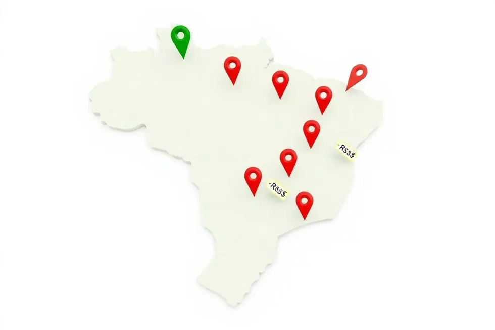 O Mapa da Economia Onde a Cesta Básica é Mais Barata?